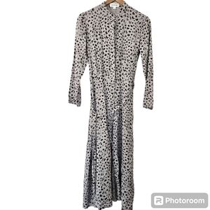 CLOTH + STONE Dress Shirt Style Elastic Waist Gray Size S